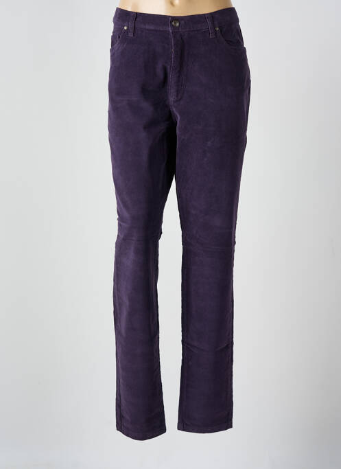 Pantalon slim violet LCDN femeie