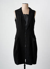 Rochie midi fără mâneci fără mâneci negru ARELINE femeie