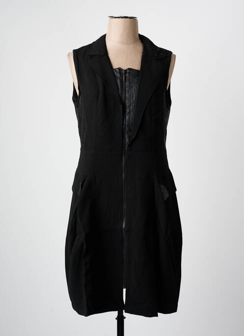 Rochie midi negru ARELINE femeie