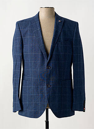Sacou țesătură melanj albastru CLUB OF GENTS bărbat