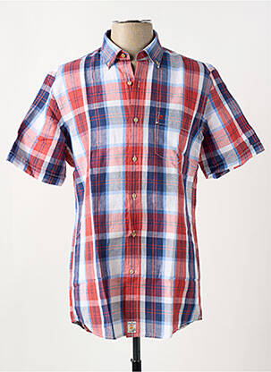 Cămașă cu mâneci scurte roșu PIERRE CARDIN bărbat