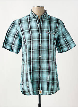 Cămașă cu mâneci scurte albastru PIERRE CARDIN bărbat