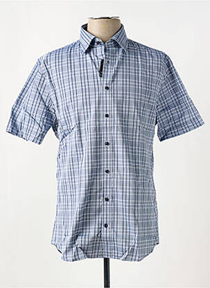 Cămașă cu mâneci scurte croială cambrată gri SEIDEN STICKER homme