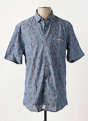 Cămașă cu mâneci scurte albastru PIERRE CARDIN bărbat