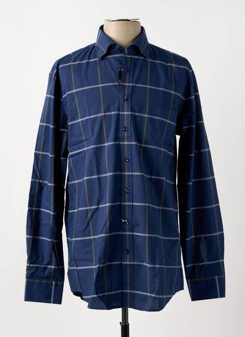 Cămașă cu mâneci lungi albastru SEIDEN STICKER bărbat