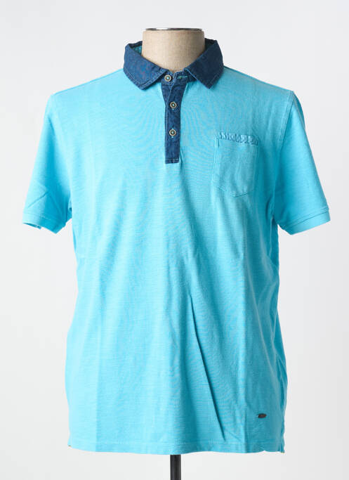 Polo albastru DELAHAYE bărbat