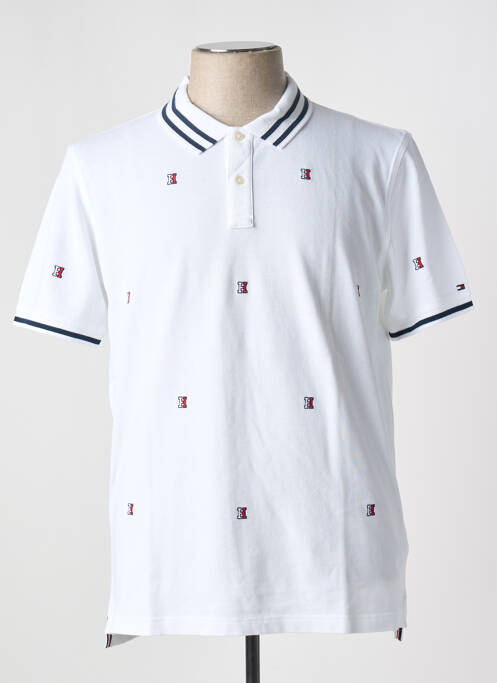 Polo alb TOMMY HILFIGER bărbat