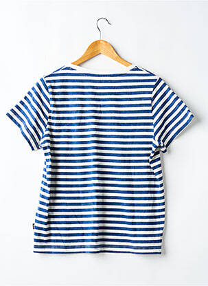 Tricou elasticitate mâneci scurte albastru TBS femeie