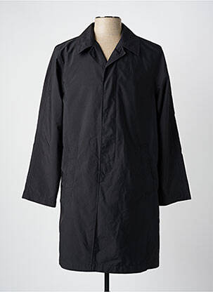 Trench guler tip costum fără glugă negru BRUNO SAINT HILAIRE bărbat