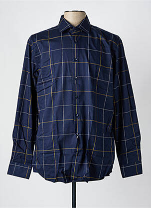 Cămașă cu mâneci lungi albastru SEIDEN STICKER bărbat