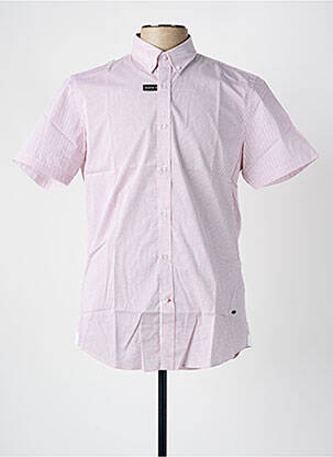 Cămașă cu mâneci scurte alb DELAHAYE bărbat