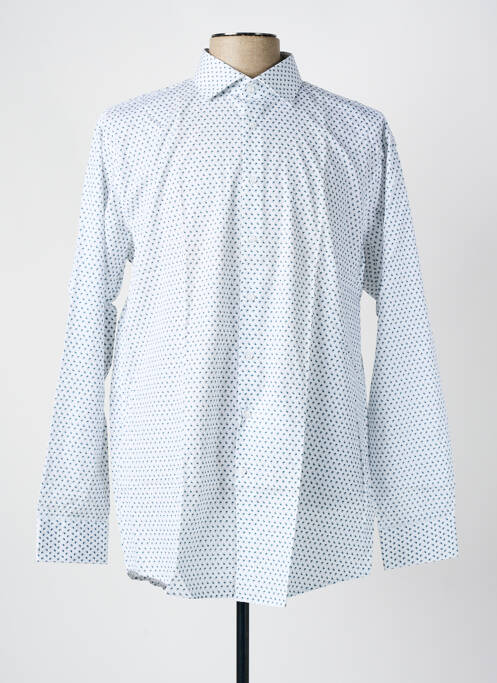 Cămașă cu mâneci lungi alb SEIDEN STICKER bărbat