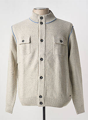 Vestă cu mâneci lungi gri DELAHAYE bărbat