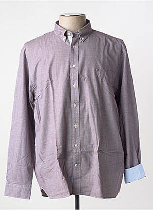 Cămașă cu mâneci lungi maro TOMMY HILFIGER bărbat