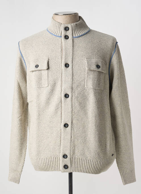 Vestă cu mâneci lungi gri DELAHAYE bărbat