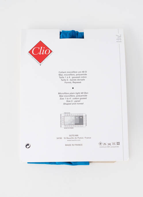 Colanți albastru CLIO femeie