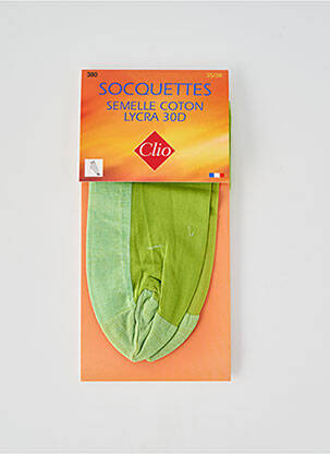 Șosete formă șosete scurte verde CLIO femeie