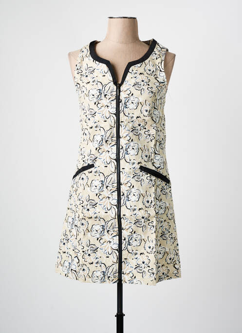 Rochie scurtă bej ARELINE femeie