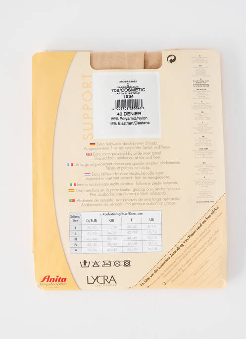 Colanți piele ANITA femeie