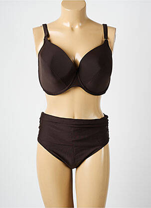 Costum de baie din două piese maro ROSA FAIA femeie