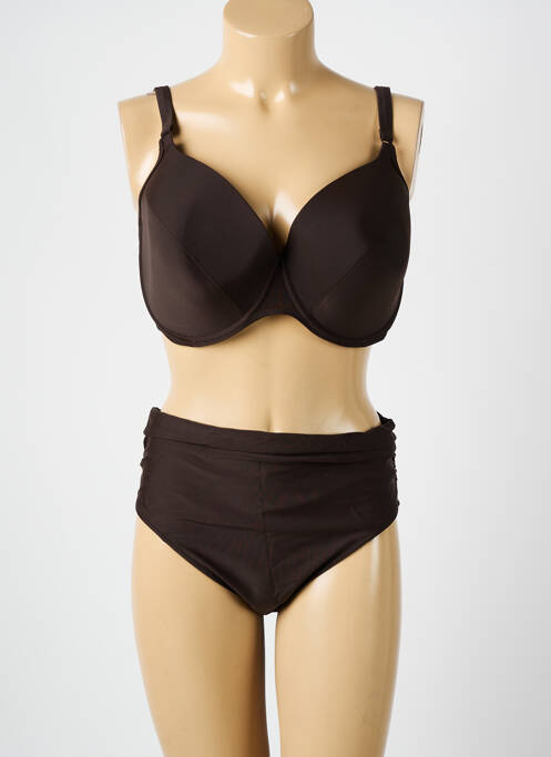 Costum de baie din două piese maro ROSA FAIA femeie