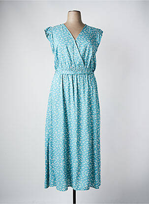 Rochie lungă albastru C'EST BEAU LA VIE femeie