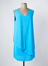 Rochie midi croială fluidă fără mâneci albastru BARILOCHE femme