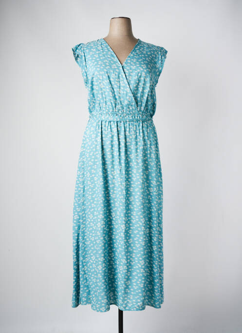 Rochie lungă albastru C'EST BEAU LA VIE femeie