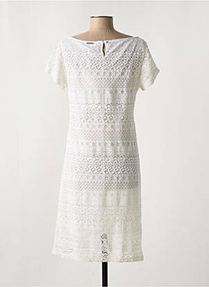 Rochie midi mâneci scurte mâneci scurte alb AGATHE & LOUISE femeie