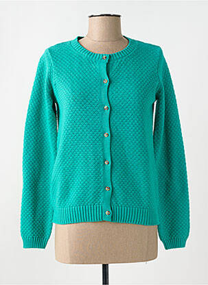 Vestă cu mâneci lungi verde C'EST BEAU LA VIE femeie