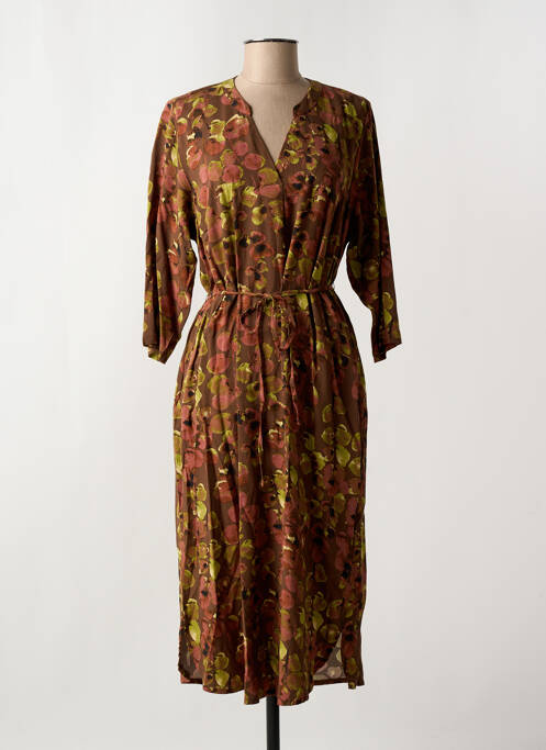 Rochie midi maro CISO femeie