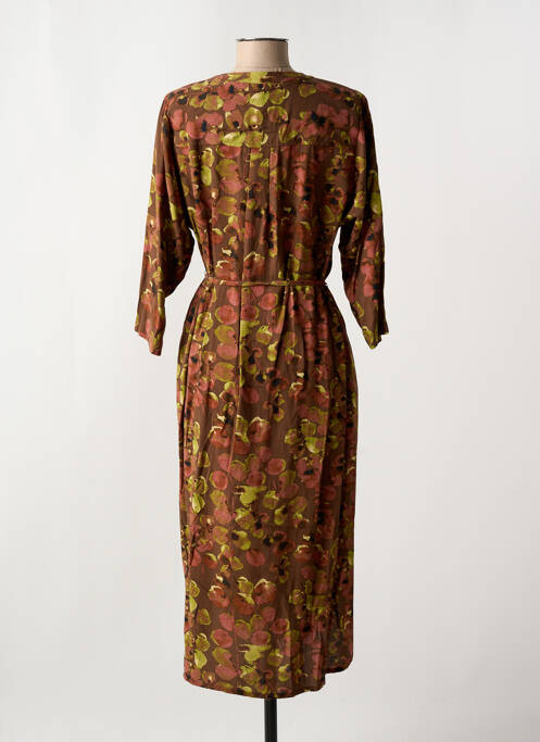 Rochie midi maro CISO femeie