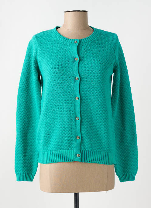 Vestă cu mâneci lungi verde C'EST BEAU LA VIE femeie