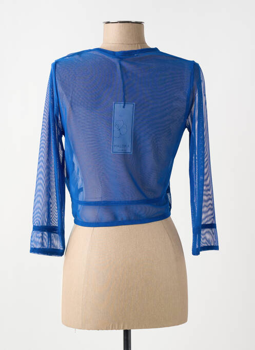 Jachete casual guler rotund albastru MALOKA femme