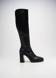 Cizme material neted toc de 7 la 9 cm negru LODI femme