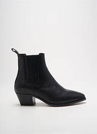 Botine/ghete material neted toc de 4 la 6 cm negru MAISON TOUFET femme