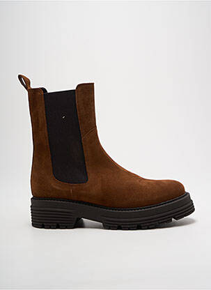 Botine/ghete nubuc toc de 4 la 6 cm maro WE DO femeie