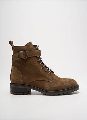 Botine/ghete nubuc toc de 4 la 6 cm maro WE DO femeie