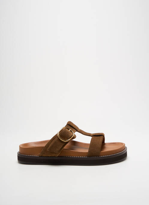 Mulete/Saboți maro ALIWELL femeie