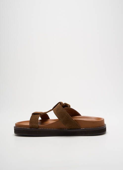 Mulete/Saboți maro ALIWELL femeie