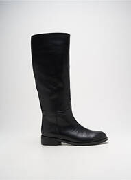 Cizme material neted toc plat până la 3 cm negru LE GOUT ET LES COULEURS femme