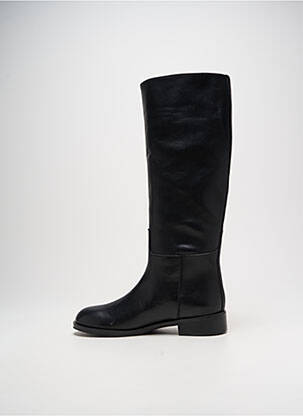 Cizme material neted toc plat până la 3 cm negru LE GOUT ET LES COULEURS femeie