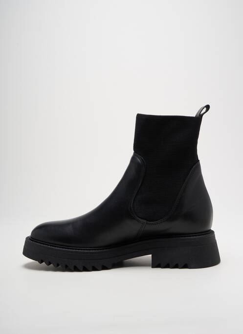 Botine/ghete material neted toc de 4 la 6 cm negru REQINS femme