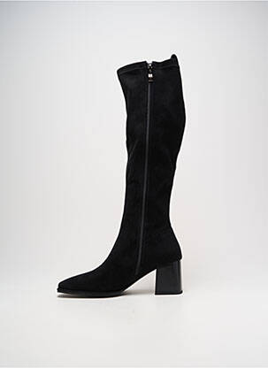 Cizme toc pătrat toc de 4 la 6 cm negru LODI LOVE femeie