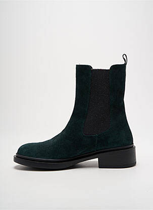 Botine/ghete nubuc toc de 4 la 6 cm verde NIMAL femeie