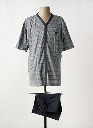 Pijamale scurte gri MASSANA bărbat