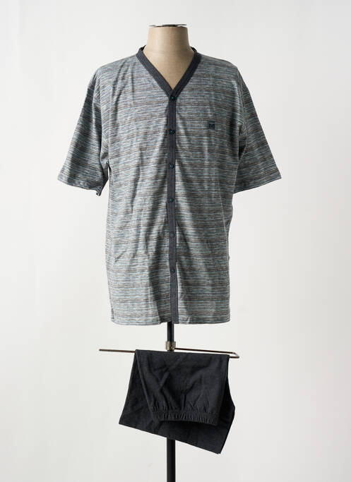 Pijamale scurte gri MASSANA bărbat