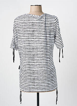Tricou elasticitate mâneci scurte negru CAPUCCINO femeie