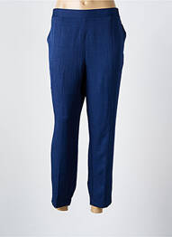Pantalon 7/8 talie elastică mărime normală albastru MASSANA femme