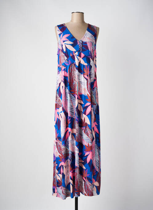 Rochie lungă albastru MASSANA femeie